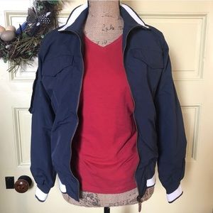 NEW Horseware Newmarket navy/white zip jacket